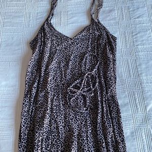 AMERICAN EAGLE cheetah print romper